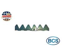 LAMA ORIGINALE BCS PER MOTOFALCIATRICE FALCIATRICE 622 BCS 21 SEZIONI RIGATE