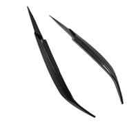 Lama Paraurti Anteriore Per BMW E71 E72 X6 30d 35d 35i 40d 2008-2014 | Per M50i Per M50d X6M ABS Nero lucido Faro Mal Sopracciglio Palpebre Plastica ABS Splitter Anteriore(Look in carbonio)