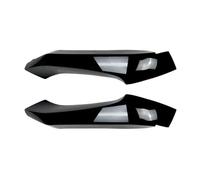 Lama Paraurti Anteriore Per BMW X3 X4 F25 F26 2014-2017 | Modifica esterna dell'autoadesivo dell'angolo del paraurti anteriore in ABS Labbro Paraurti Anteriore(Nero)