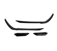 Lama Paraurti Anteriore Per Vw Per Golf 7.5 Per GTI Per GTD R 17-20 | Modifica lama antivento a labbro circondata dalla barra anteriore nera lucida Lip Spoiler Anteriore(A)