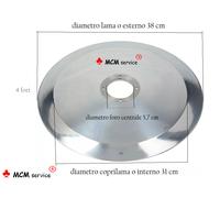 Lama pe affettarice Rasspe 380-57-4-310 H 22,5 ST 100CR6 MADE IN ITALY