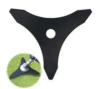 Lama per Decespugliatore 3 Denti, Darryy Coltello Acciaio per Decespugliatore, Testina Lama per Decespugliatore, 25.4 X 255 x 3 mm, Disco per Decespugliatore Universale, Accessori per Decespugliatore