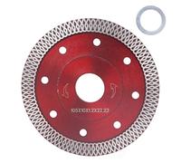 Lama per diamantata per taglio di piastrelle in gres porcellanato, ceramica, granito, marmo, mattoni, lucidatura 4 pollici per il miglioramento della casa (Rosso)