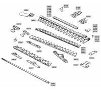 Lama per Falciatrici Ama 17 Sezioni 3" 1,27 m
