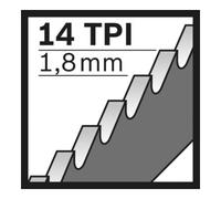 Bosch Professional 5 pezzi Lama per sega universale S 522 BF Flexible for Metal (per metallo, 100 x 19 x 0.9 mm, accessorio per sega universale)