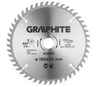 Lama per sega a immersione, in metallo duro, 160 x 1,4 x 2,0 x 20 mm, 48 denti