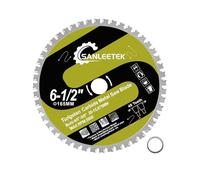 Lama per Sega Circolare 165mm - SANLEETEK TCT Metallo Disco da Taglio 48T per Acciaio Ferro Acciaio Inox Metalli Ferrosi Tubo Alesaggio 20mm x15,875 mm