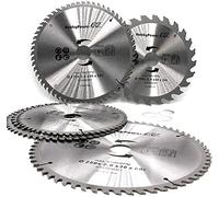 Lama per sega circolare, 230 x 30 mm, 40 denti, ideale per legno, faggio, legno di bordi, profilato, assi in plastica compatibile con Bosch, Metabo, Einhell, sega a gattuccio, sega circolare da banco