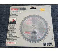 Lama per Sega Circolare Black & Decker A7261 156mm Tct Riporto Metallo Duro