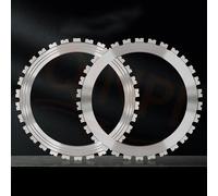 Lama per sega circolare per calcestruzzo, lama per sega circolare da 16", per sega elettrica toroidale, denti diamantati ad alta densità, anima in acciaio legato, taglio rapido per cemento armato