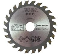 Lama per sega circolare per Ferrex Mini Sega Circolare 85mm x 15mm x 24T Lama di Taglio Legno