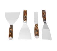 Lama per Stucco Artigianale Facile Pulire Leggero Acciaio Inossidabile Legno di Faggio Finitura per Cartongesso Kit di Utensili Manuali Impugnatura Comoda Uso Versatile Set