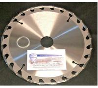 Valex Lama per taglio legno 210x30 mm Z24 denti in metallo duro per troncatrice e sega da banco