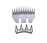 Lama Pettine di Ricambio per Tosatrice Pecore Ricambio Lama per Tosapecore Capre Ovini Lana Taglia Pelo Kit di Ricambio 13 Denti Dritti
