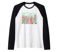 Lama Pigiama Divertente Illustrazione Simpatica Maglia con Maniche Raglan