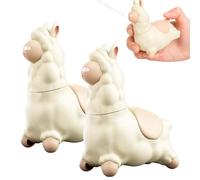Lama Pistola ad acqua con testa girevole, giocattolo sputante lama per estate, giardino e spiaggia, portatile, facile da riempire, design divertente per rinfrescare all'aperto (2 pezzi)