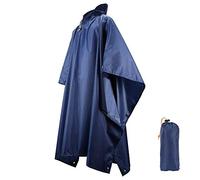LAMA Poncho antipioggia multifunzionale, impermeabile, impermeabile, impermeabile, impermeabile, impermeabile, impermeabile, come coperta da picnic, tenda da sole per uomo, donna, bicicletta, moto,