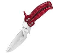 Lama professionale in acciaio inossidabile ultra affilata multiuso(Red)