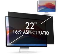 LAMA Protezione schermo privacy PC da 22 pollici, larghezza 487 mm x altezza 274 mm, 16:9, filtro universale per monitor del computer, protezione della privacy, anti luce blu, antiriflesso, anti-UV