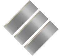 Lama riaffilabile for testa di taglio for pialla a spessore, lame for pialla HSS di precisione 155x17x3mm 3 pezzi