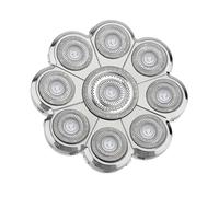 Lama ricambio per rasoio per testine, testine ricambio per rasoio a 9 lame per rasatura uomini calvi, ricariche elettriche per testine per viso Ricariche elettriche per viso