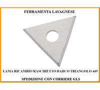 Lama ricambio raschietto bahco ergo articolo 449 tre lati carene barche,ruggine