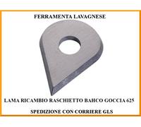 Lama ricambio raschietto bahco ergo articolo 625 a goccia carene barche,ruggine