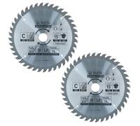 Lama sega circolare 165 mm x 16 / 20 mm 40 denti TCT disco da taglio legno