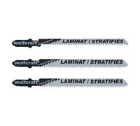 wolfcraft Set di lame per seghetti alternativi da 3 pezzi, attacco a T I 2379000