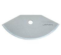 Lama semicircolare da 18,5 mm, in acciaio inox e design ergonomico, ideale per tagliare materiali in artigianato e lavori di precisione.