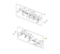 Lama sinistra ORIGINALE STIGA per motozappa SRC 685 G - SRC 685 RG 118802817/0