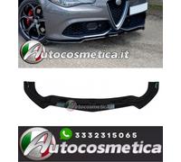 Lama splitter sottoparaurti anteriore nero per Alfa Romeo Stelvio 949 2016-2020