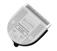 Lama Staccabile Regolabile Professionale 5 In 1 For Cani, Compatibile Con Tagliacapelli WAHL, Arco, Bravura, Chromado, Creativa, Figura, Vestibilità Precisa.(1pcs silver)