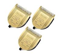 Lama Staccabile Regolabile Professionale 5 In 1 For Cani, Compatibile Con WAHL, Arco, Bravura, Chromado, Tosatrici A Bassa Temperatura(3pcs glod)