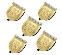 Lama Staccabile Regolabile Professionale For Cani Da Compagnia 5 In 1, Compatibile Con WAHL, Arco, Bravura, Chromado, Creativa, Figura Clippers(Glod 5pc)