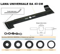 LAMA TAGLIAERBA RASAERBA UNIVERSALE SABART LUNGHEZZA 43 CM ART. R303071