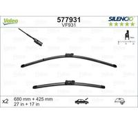 Lama Tergicristallo DS DS 7 18-22 (577931) OEM Valeo