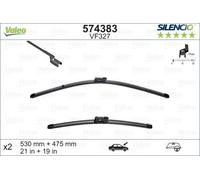 Valeo Silencio Piatto Spazzola Tergicristallo Set - Anteriore - 21 "/ 19 " -