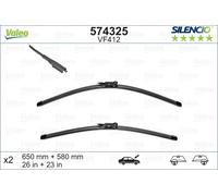 Lama Tergicristallo VALEO 574325 Per MERCEDES-BENZ