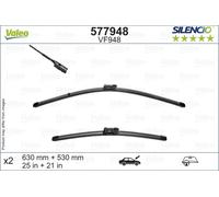 Lama Tergicristallo VALEO 577948 Per SKODA