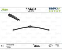 VALEO Spazzola tergicristallo Silencio Xtrm VR252 574331 404 mm Posteriore 1 pezzo