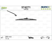 Lama Tergicristallo VW Polo 01-10 (574271) OEM Valeo