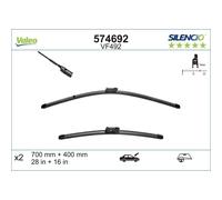 Lama Tergivetro Anteriore Piatta Con Spoiler VALEO Per SEAT ALHAMBRA E Altri