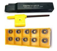 Lama Tornitura Strumento Porta 10pcs Inserire Lega di Acciaio SRDPN1616H10