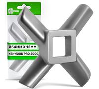 Lama Tritacarne Elettrico Ø 54 mm Larghezza del Foro 12 mm per Kenwood Pro 2000 Excel - Garanzia di 5 Anni - ONIX TECH