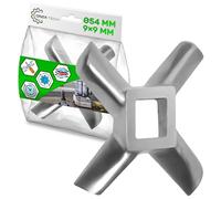 Lama Tritacarne Elettrico Ø 54 mm Larghezza del Foro 9 mm per Kenwood Pro 2000 Excel - Garanzia di 5 Anni - ONIX TECH