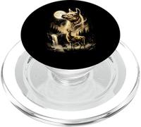 Lama Ululando Alla Luna Meme PopSockets PopGrip per MagSafe