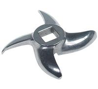 Lama universale in acciaio inossidabile, coltello da tagliare, tipo 32 per tritacarne 90 mm Quadrato di montaggio: 15x15mm BUFFALO/FAMA/FIMAR/SIRMAN ecc