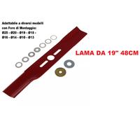 Lama Universale per Rasaerba Tosaerba con lunghezza da 19" Pollici 48 Cm