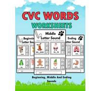 Lamaa Bom CVC Words Worksheets (Tascabile)